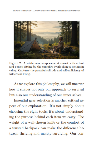 Expert Interview: A Conversation with A Master Bushcrafter: Philosophy and Favorite Techniques from a Renowned Expert