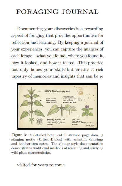 Foraging Journal: Documenting Wild Plant Discoveries and Uses