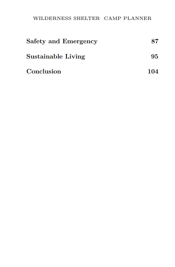 Wilderness Shelter & Camp Planner: Planning and Building Long-Term Wilderness Camps