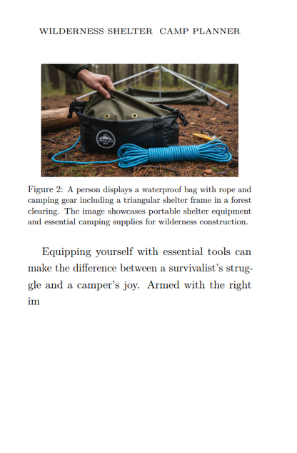 Wilderness Shelter & Camp Planner: Planning and Building Long-Term Wilderness Camps