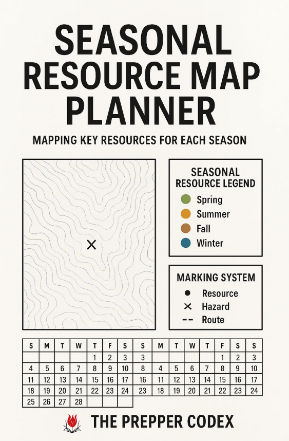 Seasonal Resource Map Planner: Mapping Key Resources for Each Season