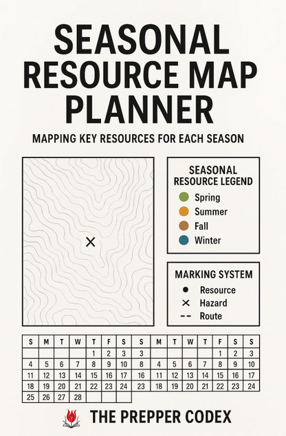 Seasonal Resource Map Planner: Mapping Key Resources for Each Season