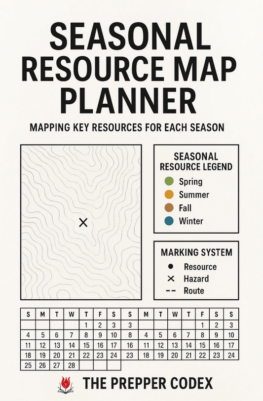 Seasonal Resource Map Planner: Mapping Key Resources for Each Season