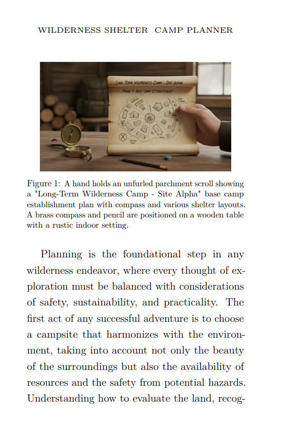 Wilderness Shelter & Camp Planner: Planning and Building Long-Term Wilderness Camps