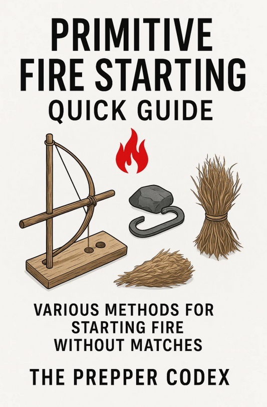 Primitive Fire Starting Quick Guide: Various Methods For Starting Fire Without Matches