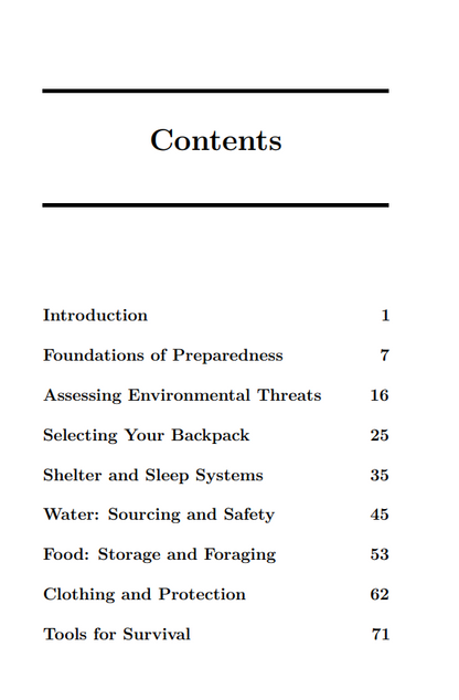 Ultimate Bug-Out Bag Checklist (Wilderness Edition): Comprehensive Gear for Wilderness Environments