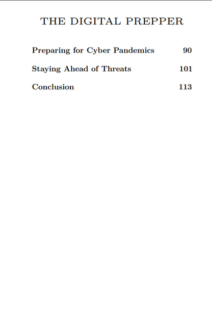The Digital Prepper: Preparing for Data Breaches, Identity Theft, and Cyberattacks