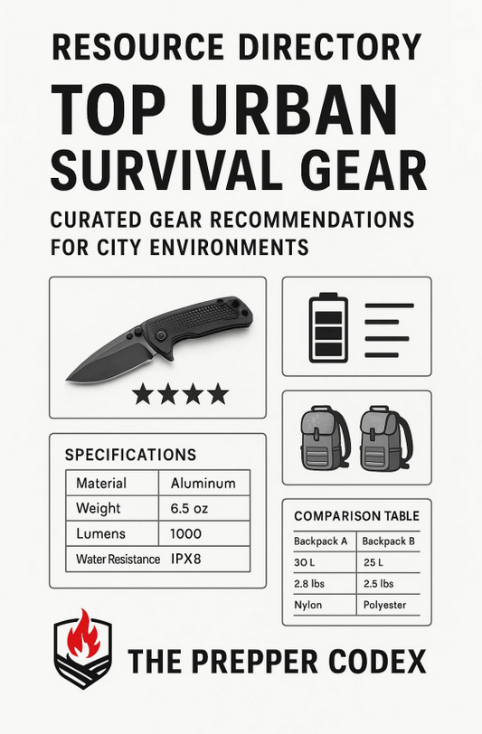 Resource Directory: Top Urban Survival Gear: Curated Gear Recommendations for City Environments