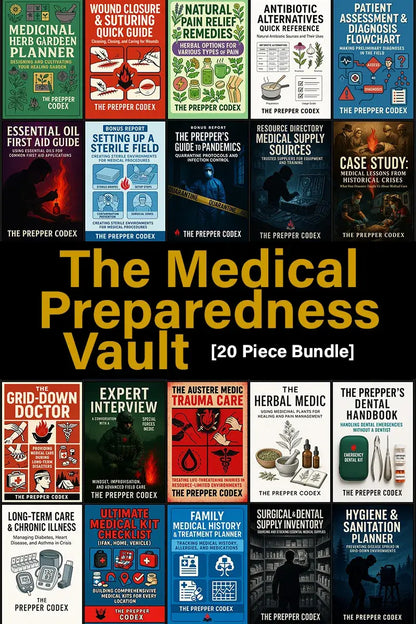 The Medical Preparedness Vault - Complete 20-eBook Emergency Medical Training Bundle