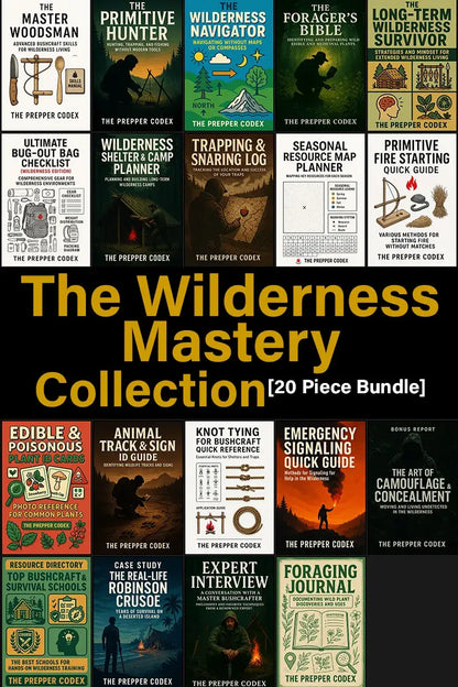 The Wilderness Mastery Collection - Complete Survival Training Bundle