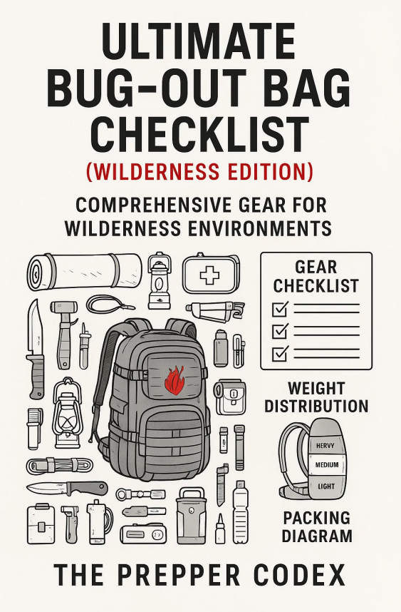 Ultimate Bug-Out Bag Checklist (Wilderness Edition): Comprehensive Gear for Wilderness Environments