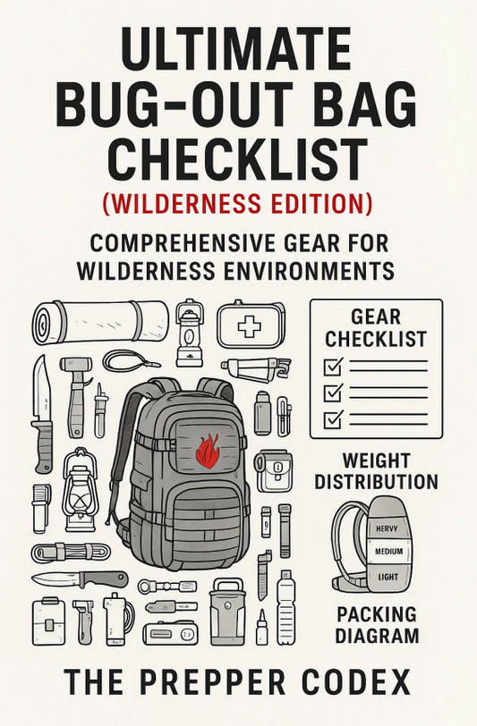 Ultimate Bug-Out Bag Checklist (Wilderness Edition): Comprehensive Gear for Wilderness Environments