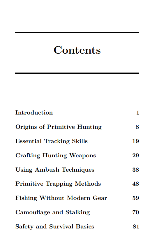 The Primitive Hunter: Hunting, Trapping, and Fishing Without Modern Tools