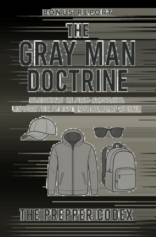 Bonus Report: The Gray Man Doctrine: Blending In and Avoiding Unwanted Attention During Crisis