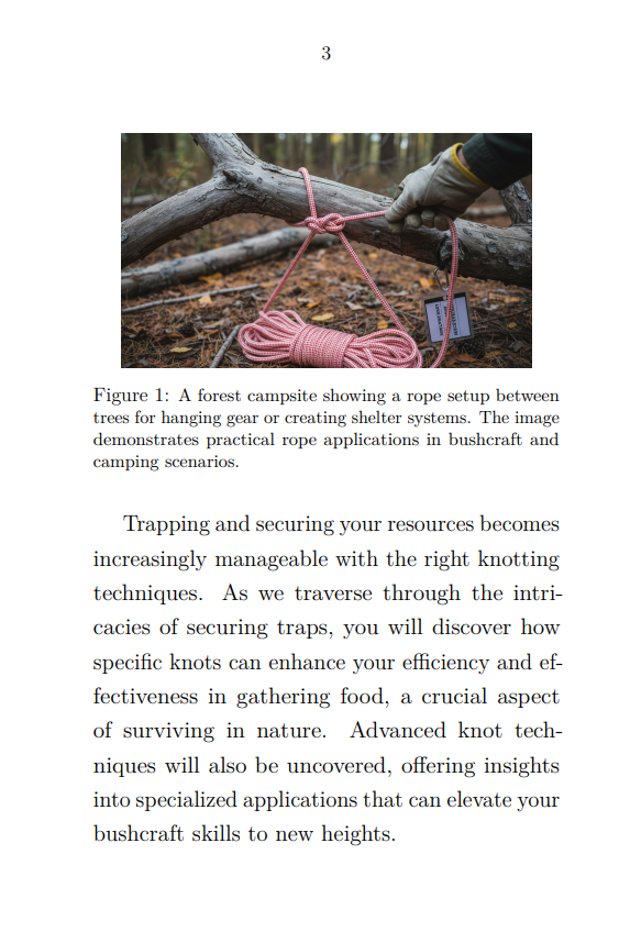 Knot Tying for Bushcraft Quick Reference: Essential Knots for Shelters and Traps