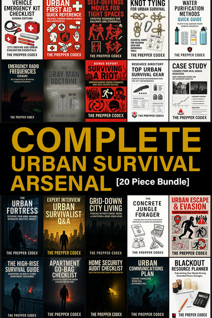 The Complete Urban Survival Arsenal [20 eBook Bundle]